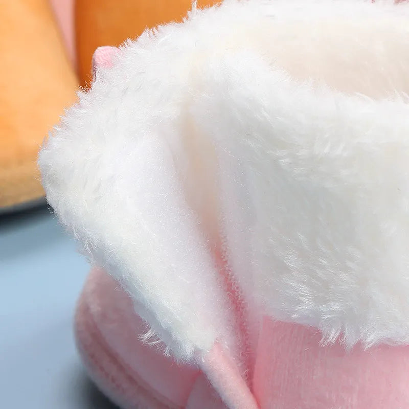 Pompom Snow Boots