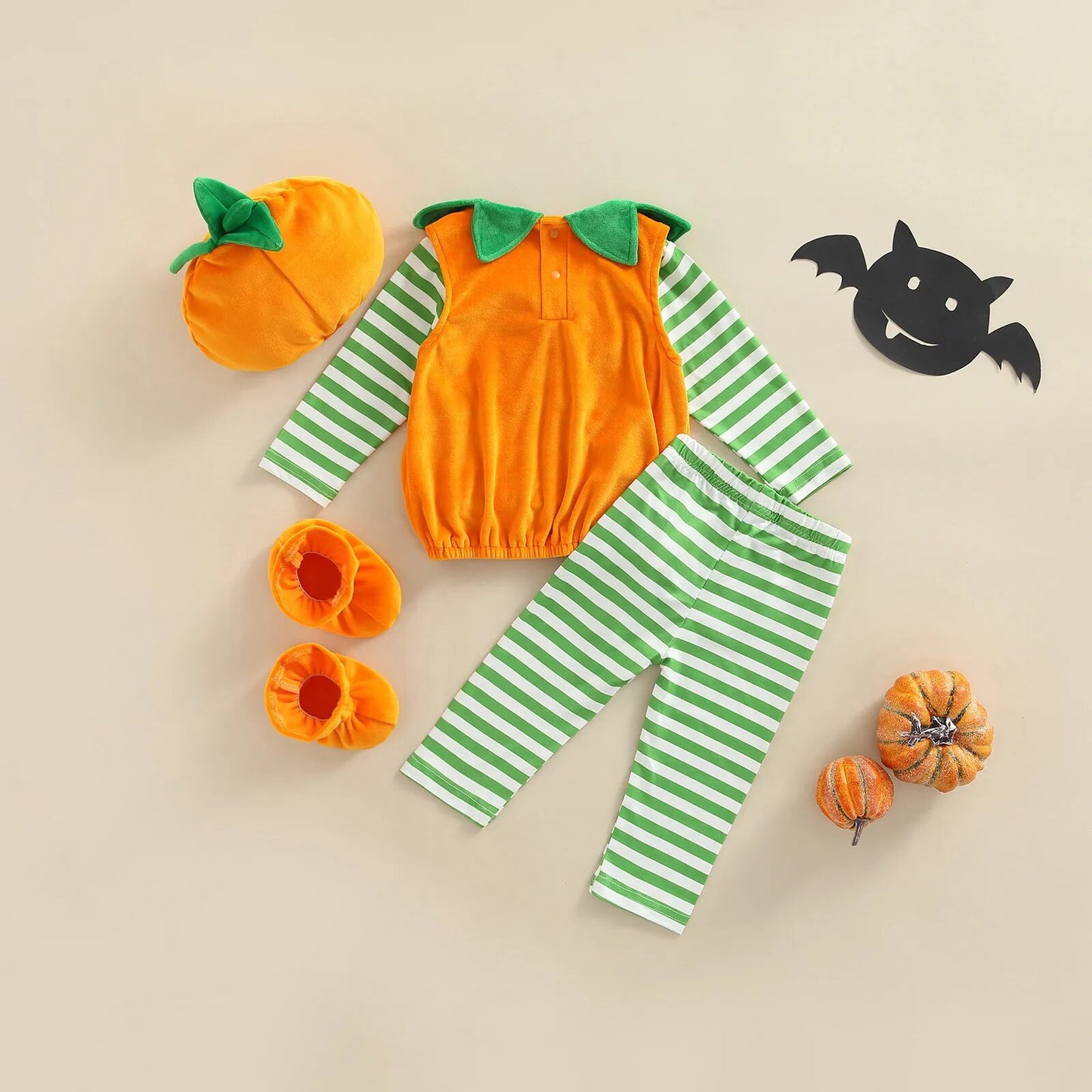 Girl Boy Long Sleeve Halloween Pumpkin